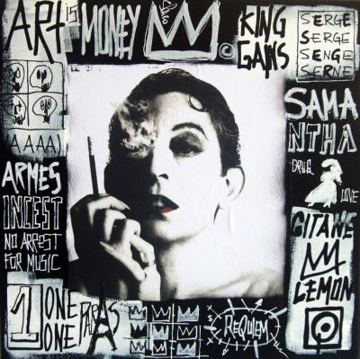 SPACO - Gainsbourg no arrest, 2020 - Technique mixte sur toile 2