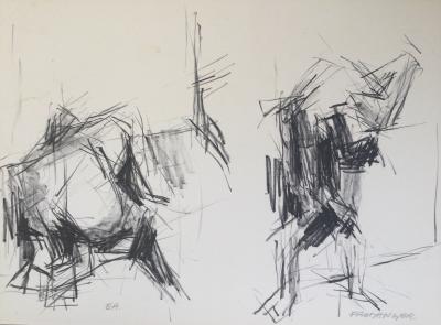 Gérard FROMANGER - Characters, circa 1970 - Original lithograph signed in pencil