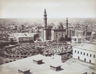 Félix BONFILS - Le Caire , Mosquée du Sultan Hassan, vers 1860 - Photographie signée 2