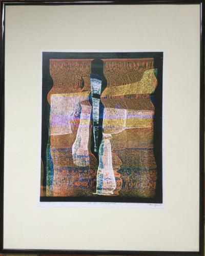 Agnès HAASZ - Sans titre ,1992 - Électrographie signée 2
