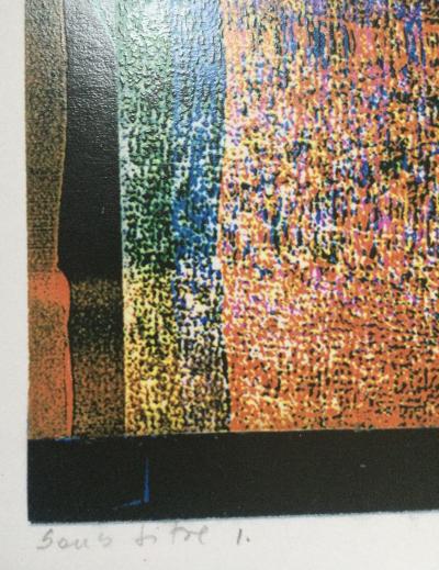 Agnès HAASZ - Sans titre ,1992 - Électrographie signée 2
