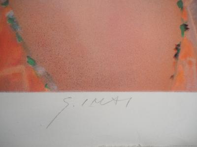 Sachiko IMAI : La discussion - Lithographie Originale Signée 2