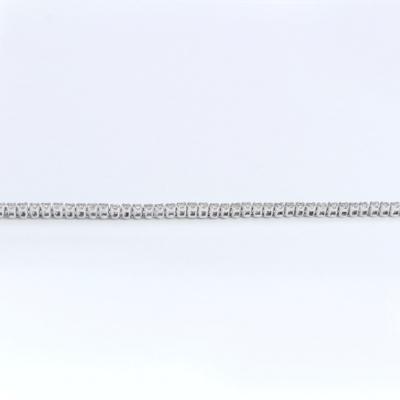 White Gold Tennis Bracelet with Diamonds 2