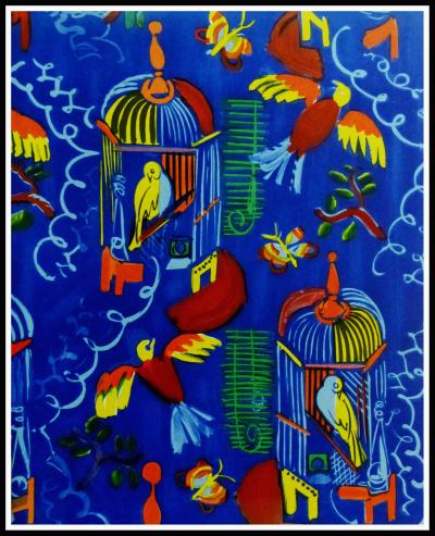 Raoul DUFY (d’après) - Lettre à mon peintre VIII, les oiseaux 1965 - Lithographie 2