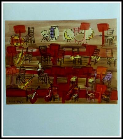 Raoul DUFY - Lettre à mon peintre IX, L’orchestre 1965 - Lithographie 2