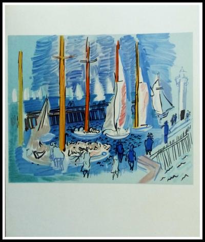 Raoul DUFY (d’après) - Lettre à mon peintre XI, Régate, 1965 - Lithographie 2