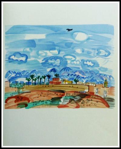 Raoul DUFY (d’après) - Lettre à mon peintre XII, Marrakech, 1965 - Lithographie 2