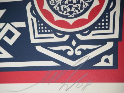 Shepard Fairey : Obama, YES WE DID - Sérigraphie signée 2