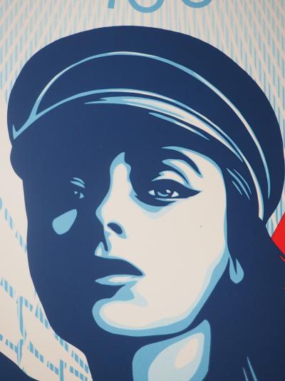 Shepard FAIREY (OBEY) : Angel of Hope - Sérigraphie originale signée 2