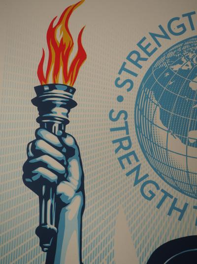 Shepard FAIREY (OBEY) : Angel of Hope - Sérigraphie originale signée 2