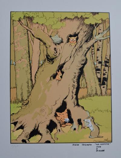 Benjamin Rabier - Untitled - Silkscreen 2