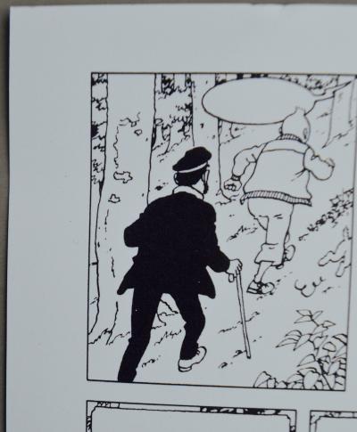Hergé - Tintin Les Bijoux de la Castafiore - Sérigraphie 2