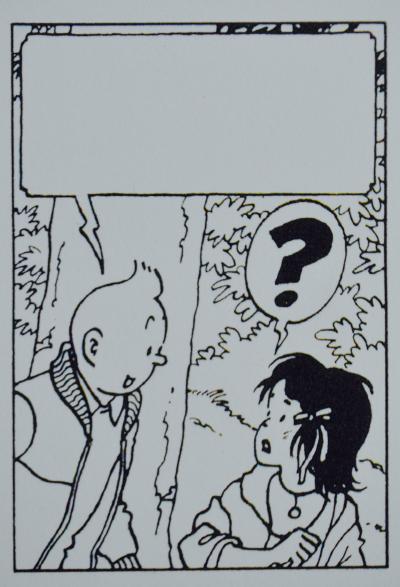 Hergé - Tintin Les Bijoux de la Castafiore - Sérigraphie 2