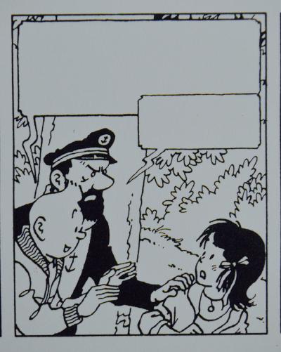 Hergé - Tintin Les Bijoux de la Castafiore - Sérigraphie 2