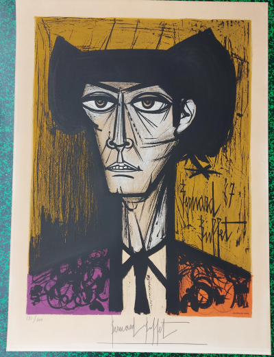 Bernard BUFFET - Le Toréador, 1967 - Lithographie signée au crayon 2