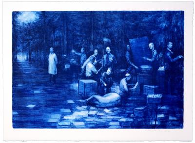 Peter MARTENSEN - Sans titre, 2020 - Lithographie originale signée au crayon 2