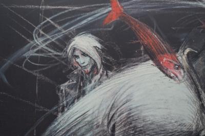 Enki BILAL  - Les poissons rouges - Sérigraphie signée 2