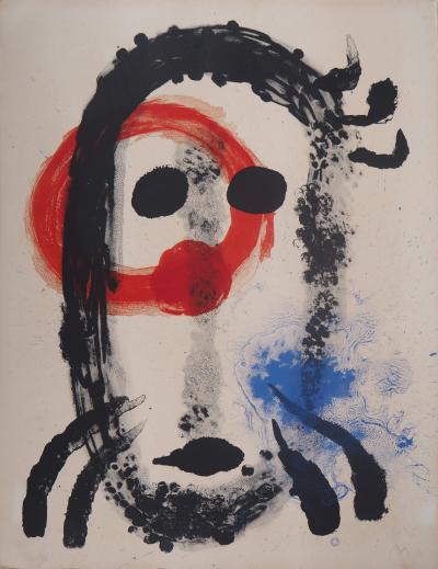 Joan MIRO - Portrait surréaliste, 1961 - Lithographie originale, Signée au crayon 2