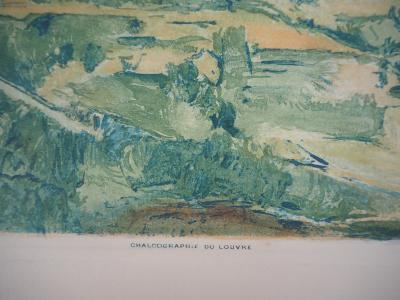 Paul CÉZANNE (d’après) : La Montagne Sainte Victoire au Grand Pin - Gravure signée 2