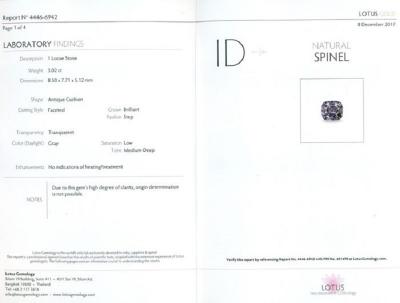 3,02 ct. Spinelle non traité 2