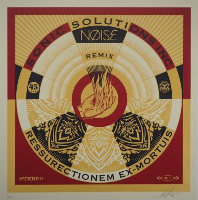 Shepard FAIREY (OBEY) : Noise Remix - Sérigraphie originale signée 2