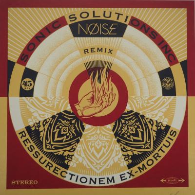 Shepard FAIREY (OBEY) : Noise Remix - Sérigraphie originale signée 2