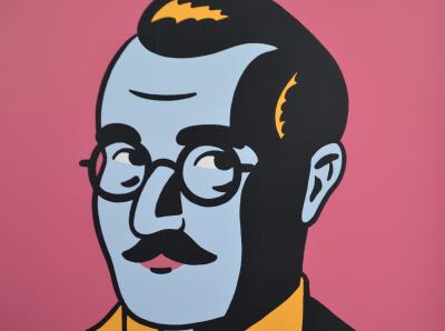 Jean Claude Floc’h - Francis Albany par Warhol, 1992 - Sérigraphie signée 2