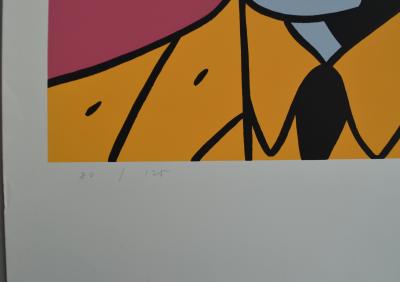 Jean Claude Floc’h - Francis Albany par Warhol, 1992 - Sérigraphie signée 2
