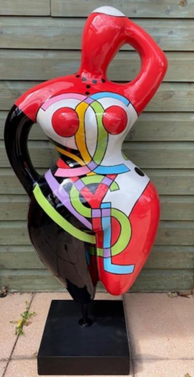 Déesse - Baigneuse Défilé (Big) - Sculpture signée 2