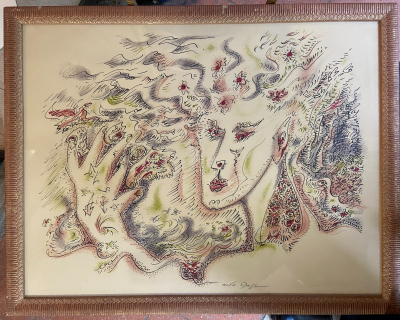 André MASSON - Femme II, 1975 - Lithographie signée 2