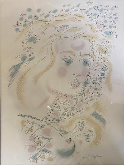 André MASSON - Femme , 1975 - Lithographie signée 2