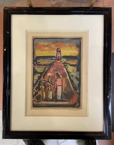 Georges ROUAULT - Rencontre, 1930 - Gravure 2