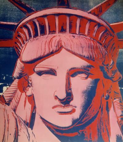 Andy WARHOL  - 10 Statues of Liberty  - Affiche originale 2