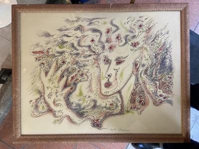 André MASSON - Femme II, 1975 - Lithographie signée 2