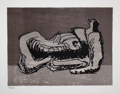 Henry MOORE - Hommage à San Lazzaro, 1975 - Lithographie originale 2