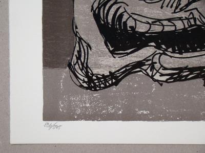 Henry MOORE - Hommage à San Lazzaro, 1975 - Lithographie originale 2