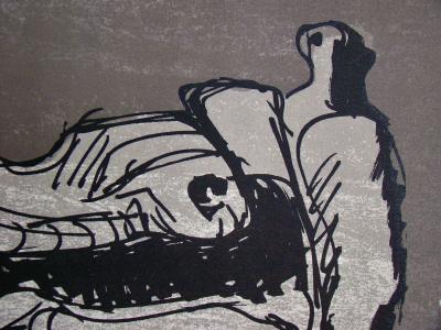 Henry MOORE - Hommage à San Lazzaro, 1975 - Lithographie originale 2
