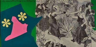 Enrico BAJ - Les demoiselles d’Avignon, 1972 - Litografia 2