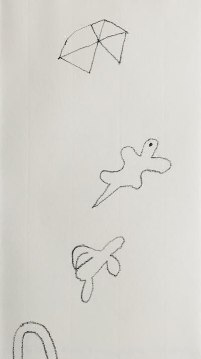 Daniel DEZEUZE - Sans titre, 2012 - Dessin original signé 2