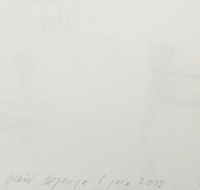 Daniel DEZEUZE - Sans titre, 2012 - Dessin original signé 2