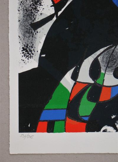 Joan MIRO - Hommage à San Lazzaro, 1975 - Original lithograph 2