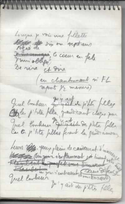 Boris VIAN - Carnet chansons 2