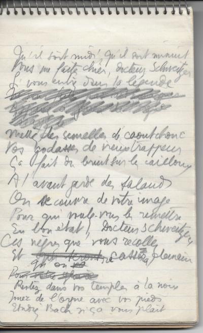 Boris VIAN - Carnet chansons 2