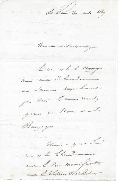 Alphonse de LAMARTINE - Lettre politique - Lettre autographe signée 2