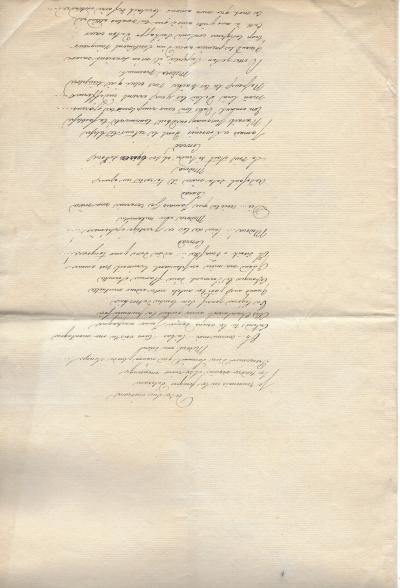 Alexandre DUMAS père - Poème Lord Byron - Manuscrit autographe 2