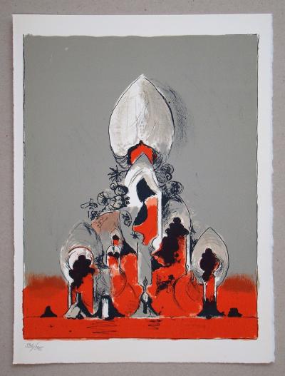 Graham SUTHERLAND - Hommage à San Lazzaro, 1975 - Lithographie originale 2