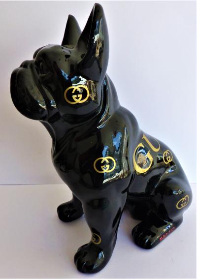 Patrick KONRAD - Louis Vuitton Bulldog - Sculpture - Revelations - Plazzart