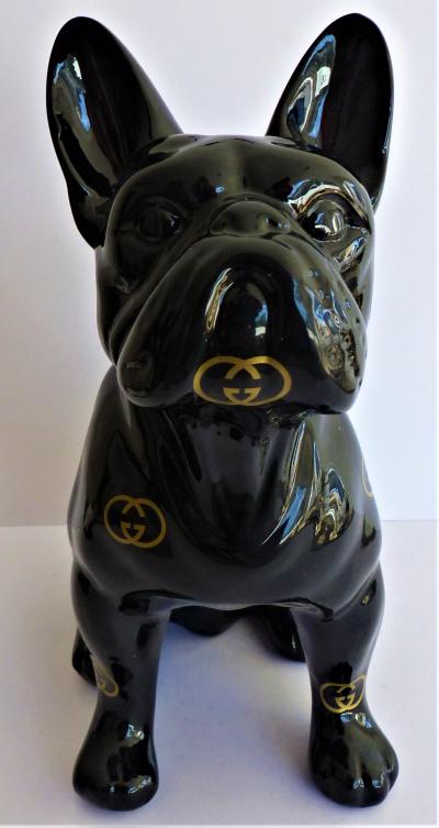 Patrick KONRAD - Louis Vuitton Bulldog - Sculpture - Revelations - Plazzart