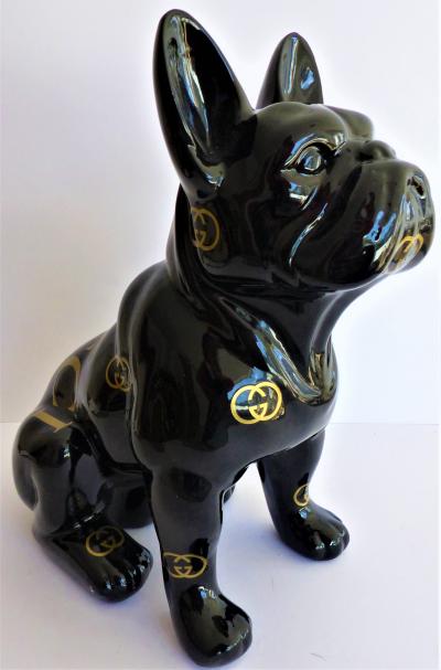 Patrick KONRAD - GUCCI Black Bulldog  - Sculpture 2