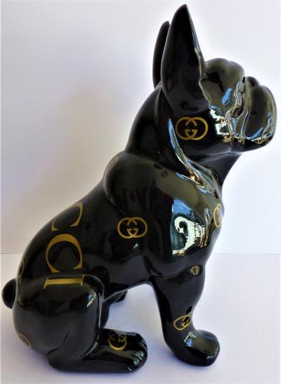 Patrick KONRAD - GUCCI Black Bulldog  - Sculpture 2